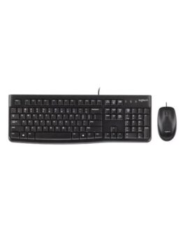 Combo Teclado e Mouse com fio USB Logitech MK120