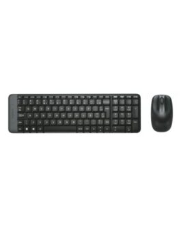 Combo Teclado e Mouse sem fio Logitech MK220 Layout ABNT2