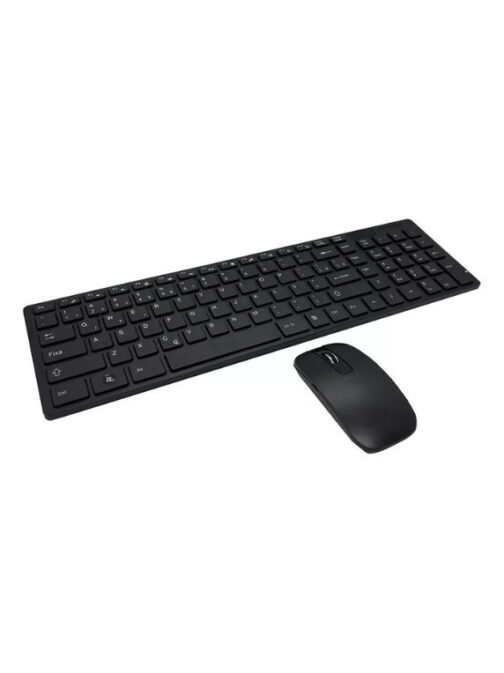 Kit Teclado Mouse Wirelles Sem Fio Ultra Slim Lehmox