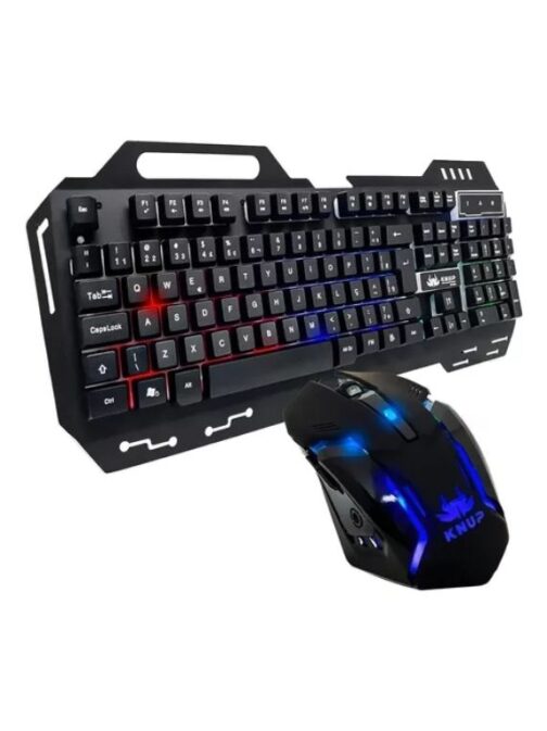 Kit de teclado e mouse gamer Knup KP-2054